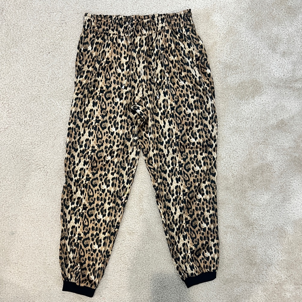 Zara Leopard Joggers